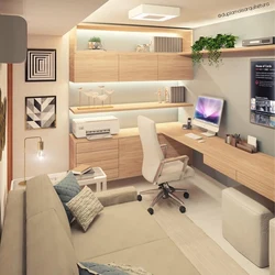 Office with sleeping area design