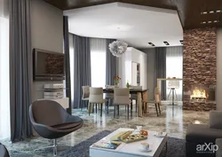 L shaped living room design