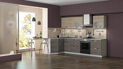 Modular kitchen in the interior