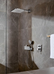Built-in faucets for bathroom with shower photo