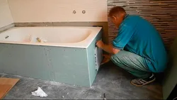 Гипсокартон фотосуреті бар ванна бөлмесінің қабырғалары