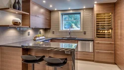 Slatted Panels In The Kitchen Photo