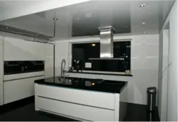 Gray Ceiling In The Kitchen Interior