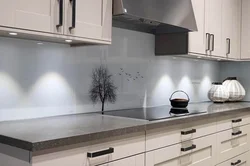 Modern apron for the kitchen photo in the interior