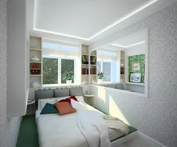 Bedroom on the balcony photo Khrushchev
