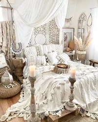 Boho Style In The Bedroom Interior