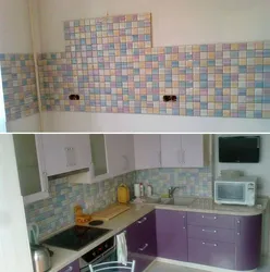 Tiling The Kitchen Wall Photo