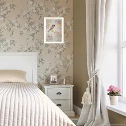 Photo of wallpaper samples for the bedroom