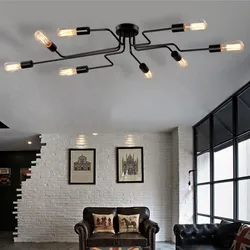 Yashash xonasining ichki qismidagi loft qandil