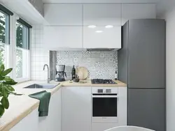 If The Kitchen Is 5 Sq M Design Photo With A Refrigerator