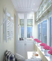 Loggia design curtains for windows