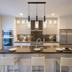 Ceiling pendant lamps for kitchen photo