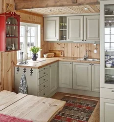 Design At The Dacha In The House Kitchen