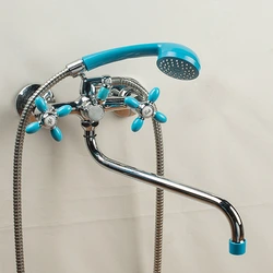 Shower In The Bathroom Photo And Faucet