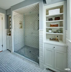 Built-In Wardrobe In The Bathroom Photo