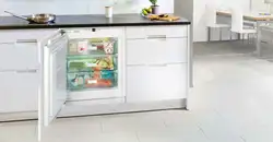 Морозильная камера в интерьере кухни
