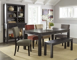 Kitchen Design With Brown Chairs