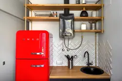 Kitchens With Gas Boiler On The Wall Design And Pipes