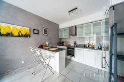 Color of plaster in the interior of the kitchen