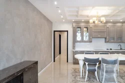 Color of plaster in the interior of the kitchen