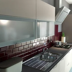 Фартук для кухни серой фото