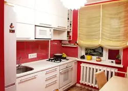 Kitchen design 7 6 sq.m.
