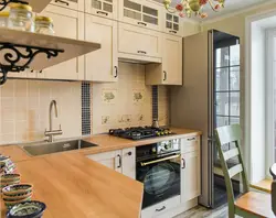 Kitchen design 7 6 sq.m.