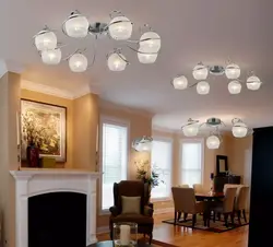 Chandeliers for living room photo with low ceiling photo