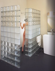 Glass block bathtub design