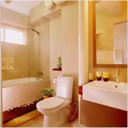 Bathroom design in a two-room apartment