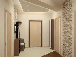 Doors in the hallway in the apartment design