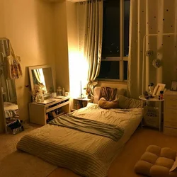 Photo of a simple bedroom in an apartment photo