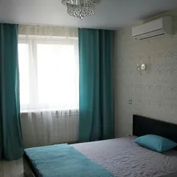 Photo of a simple bedroom in an apartment photo