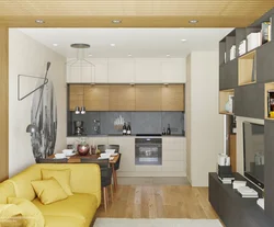 Kitchen living room design furniture arrangement