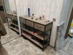 Обувницы для прихожей фото лофт