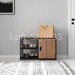 Koridor Foto Loft Üçün Ayaqqabı Rafları