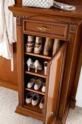 Classic Shoe Rack In The Hallway Photo