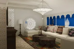 Türk üslubunda qonaq otağı fotoşəkili