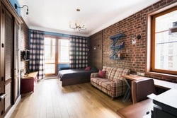 Interior loft bedroom for teenager