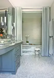 Дызайн ваннага пакоя штора для ванны фота