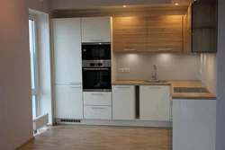 Small kitchen with pencil case photo