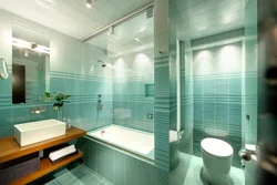 Bathroom renovation in a new building photo