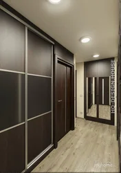 3 бөлмелі пәтердегі дәліздің суреті