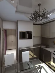 Panel Evində Üç Otaqlı Mətbəxin Dizaynı