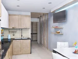 Design Of A Three-Room Kitchen In A Panel House