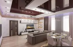 Suspended ceilings for kitchen living room photo design