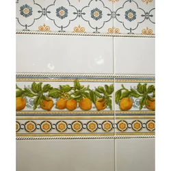 Cerama marazzi apron for the kitchen in the interior