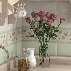Cerama marazzi apron for the kitchen in the interior