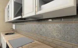 Интерьердегі ас үйге арналған cerama marazzi алжапқышы