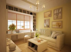 Interior of the window area in the living room